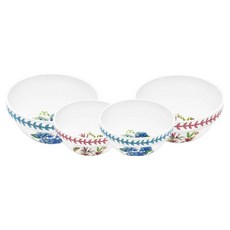 PORTmeIRION 波特玫琳恩 Botanic Garden Meadow 飯碗+湯碗 2人B套餐, 1套, 飯碗 2p + 湯碗 2p, 單一顏色