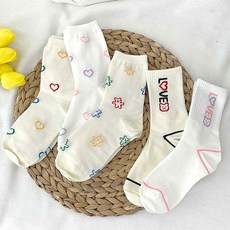 Kids FUTURE 兒童用Trolley中筒襪5雙組