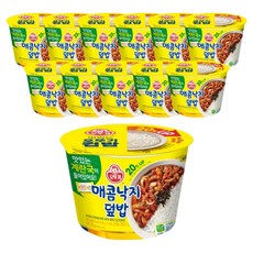 OTTOGI 不倒翁 即食香辣章魚蓋飯, 12入, 285g