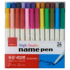 DONG-A 油性簽字筆 24色組, 1套, 24色