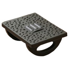 아늑공간 발바닥 지압 마사지 발판, 블랙, 1개