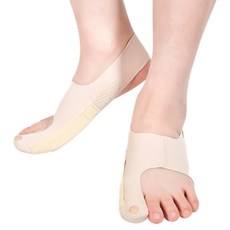 Noblee 正確足部拇趾分離固定帶 雙腳組 膚色, 1套