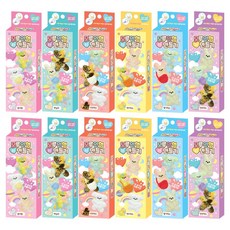 Sweet Day 뽀글믹스 毛根娃娃製作 鐵絲工藝套組 DIY 6款 x 2p 組合, 1套, 棉花糖, 糖果混合, 草莓混合, 香草, 薄荷混合, 巧克力混合