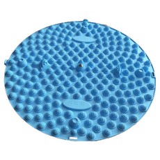 圓形腳底指壓按摩墊, 藍色, 1個