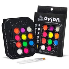 Grida 人體彩繪夜光組合, 42.8g, 12色