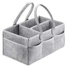 JOYMULTI 柔軟內膽收納尿布包, 灰色