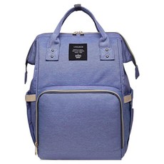 르퀸 조이멀티 가벼운 방수 기저귀 백팩, 퍼플, 1개