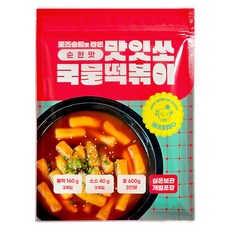 Masiso 可常溫保存 辣炒年糕 原味 3入, 600g, 1個