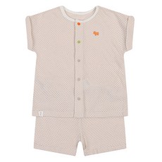 에뜨와 아동용 통기성 리토 반소 면 내의 세트