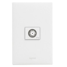 르그랑 아펠라 Simple CATV 유니트 2방 8dB 화이트, 1개