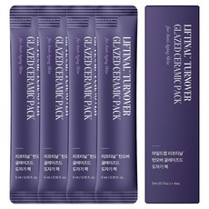 MILD LAB 陶瓷光澤緊緻面膜, 4包, 1盒