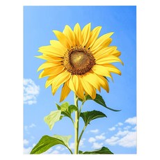 Sun Moon DIY 我的幸福 興趣繪畫, 向日葵, 1個