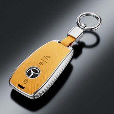 CRONICLE 賓士專用相容 Wilder Line 智能鑰匙殼 B型, 黃色, C-BE-WI-B-YEL