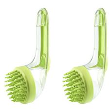 산이내린 롱핸들 프레스 리퀴드 브러쉬, 2개, 그린