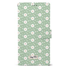 케이스퍼시픽 팬시플라워 가죽 다이어리 휴대폰 케이스