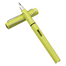 B2WIN 文具 學用品 筆, 1個, 綠色 塑膠 替換式 鋼筆 粗尖