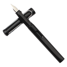 B2WIN 文具 學用品 筆, 1個, 黑色 塑膠 替換式 鋼筆 粗尖