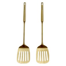 Ecrins 頂級全不鏽鋼鍋鏟, 金色, 2個