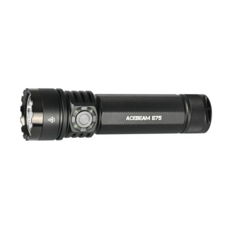 ACEBEAM 高亮LED手電筒 USB-C 底部磁吸 6500K 4500lm 260m E75, 黑色