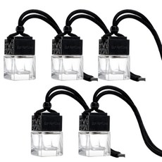 아워웍스 차량용 디퓨져 용기, 블랙, 8ml, 5개