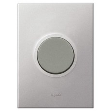 Legrand 羅格朗 歐洲配線器具 Arteor 韓國型 Simple 軟鋁 圓形 鎂 1開 上下操作 開關, 1個