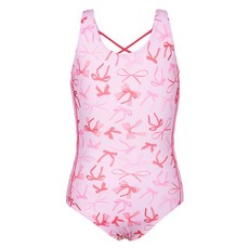 renoma 女童蝴蝶結U型美背連身泳衣 RN-GS2F504