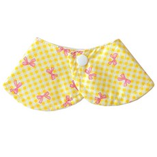 코코스튜디오 반려동물 리본 피크닉 케이프, 옐로우, 1개