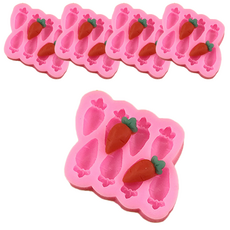 Fix9 矽膠樹脂藝術粉末樹脂模具 5入, 8651