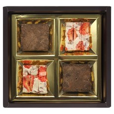 Mengxiang82 夢想 Q餅乾 巧克力 2塊+草莓布朗尼 2塊 110g+提袋, 1組