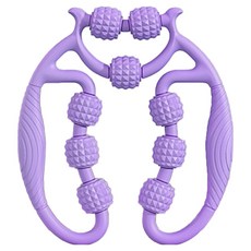 TidyHome 涼爽刮痧用品 9輪腿部按摩器, 1個, 紫色