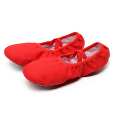 B-twin 舞蹈芭蕾舞鞋, 紅色, 170