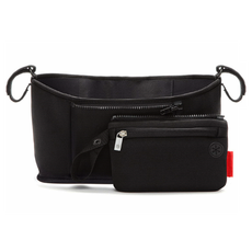 Ruvab嬰兒車整理收納袋, 黑色, 1個