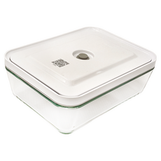 ZWILLING 雙人 FRESH & SAVE智能真空玻璃保鮮盒淺型 L, 2L, 1個