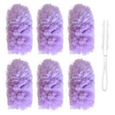 奧嗨 多用途靜電除塵撢 + 除塵器除塵套組, 紫色B, 1套