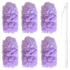 奧嗨 多用途靜電除塵撢 + 除塵器除塵套組, 紫色C, 1套