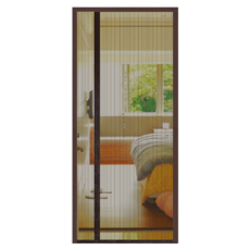 側開型防蚊門簾, 金剛紗咖