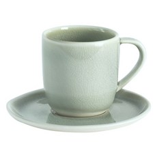 Jars Magelon 義式濃縮咖啡杯盤組 70ml, 綠色, 1個