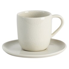 잘스 마겔론 에스프레소 컵앤소서 70ml, 화이트, 1개