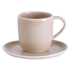 잘스 마겔론 에스프레소 컵앤소서 70ml, 핑크, 1개