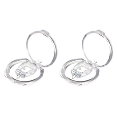 Bomari 透明睡眠髮夾 透明, 2個