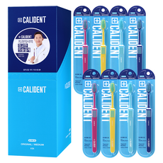 CALIDENT 經典中性毛牙刷, 8入, 1個