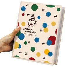 Allode 普普藝術風成長紀錄紀念相簿 11.8 x 16.1 cm, TYPE02 每隻狗狗, 100張