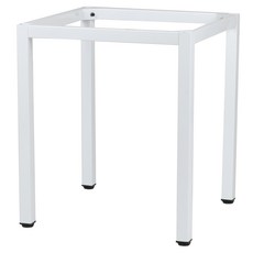 도리퍼니처 40각 철제 프레임 60 x 60 x 68 cm, 화이트