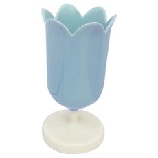 鬱金香筆筒蠟燭收納盒 天空藍, 1個