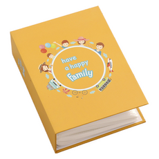 타이디홈 추억꾹꾹 폴라로이드 포토앨범 2칸 코팅 16.5 x 12.5 x 5 cm, 타입5, 200매