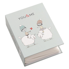 타이디홈 추억꾹꾹 폴라로이드 포토앨범 2칸 코팅 16.5 x 12.5 x 5 cm, 타입18, 200매