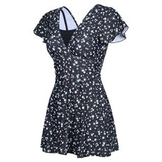 renoma 女款花卉SPA連身泳衣 RN-LS2F584