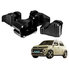 VENDICT 配件 室內車門鉸鏈保護蓋 4件組, 黑色, Casper Electric, 車門