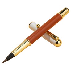 B2WIN 鋼筆型書法筆, 白棕色, 1個