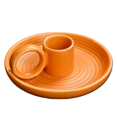 營造香氛氛圍的燭臺, 環狀橘色